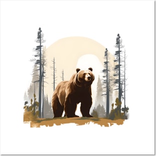 Brown Bear Forest Posters and Art